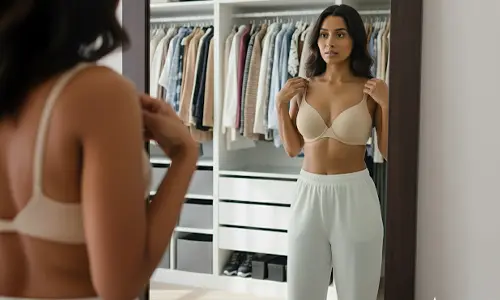 Adjusting bra straps