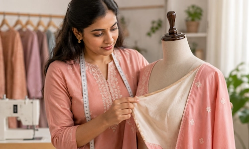 Ask Your Tailor to Line the Blouse or Kurti Itself