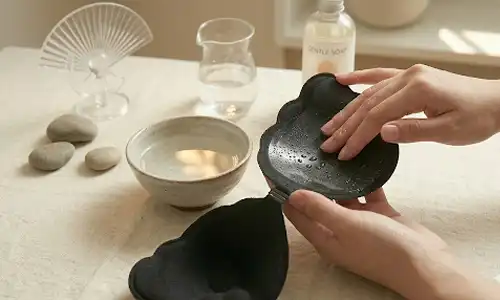 Clean Your Stick-on Bra the Right Way