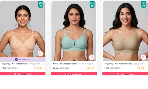 Quick Pick Premium Bras from Shyaway You’ll Love