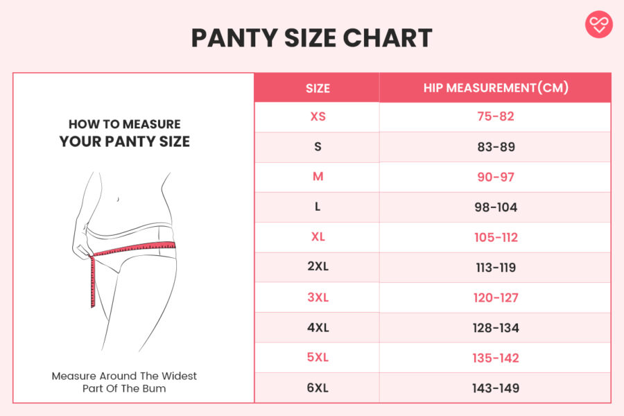 Panty Size chart