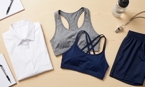 Racerback or Cross-Back Sports Bras