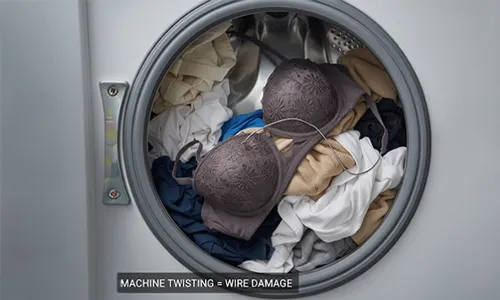 Improper Wired Bra Washing