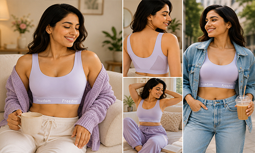 Seamless Slip-On Cami Bra