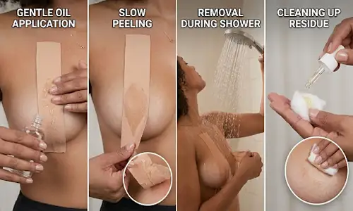 The Right Way to Remove the Boob Tape