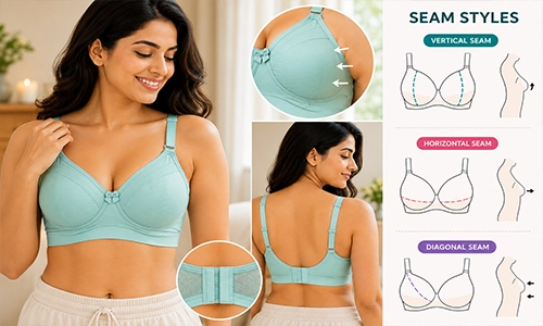 U-Back Seamed Bra 