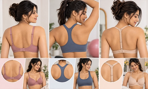 Racerback vs Regular Bra vs T-Back Bra