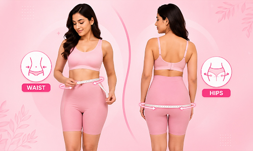 Two primary measurements for Saree Shapewear Size