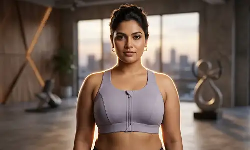 Sports Bra Wrapped in Soft Comfort for Medium to Large Busts
