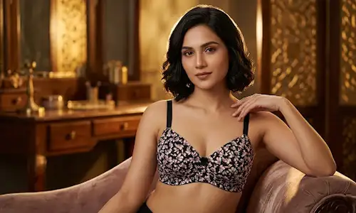 Support Bra with Trendy Prints for Small to Medium Bras