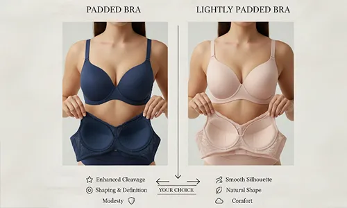 How to Choose Between Padded and Lightly Padded Bras