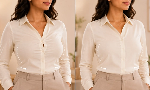 Shirt Buttons Come Open at the Bust