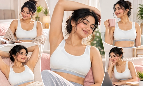 Cotton Spandex Cami Bras