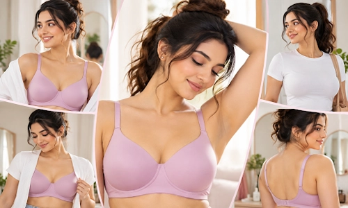 Cotton Spandex T-Shirt Bras