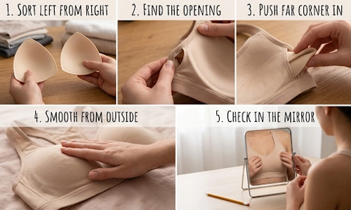 How To Put Padding Back After Washing