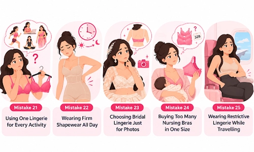 Lingerie Mistakes Based on Your Activity