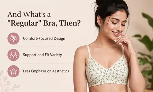 regular bra meaning 