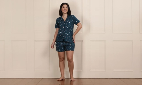 Style ND009 – Button-down Shirt + Shorts