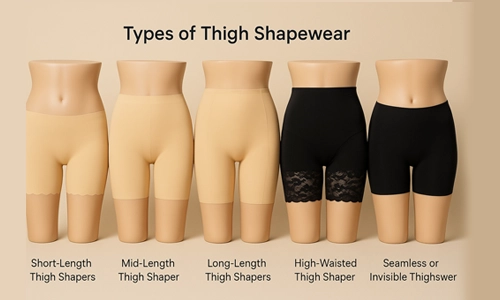 types of thigh shapewear