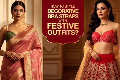 How to Style Decorative Bra Straps With Festive Outfits?