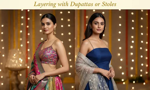 Layering with Dupattas or Stoles