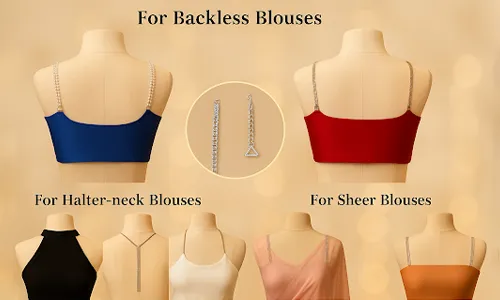 Matching with Saree Blouses
