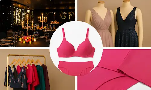 Plunge Bra-Bikini Set
