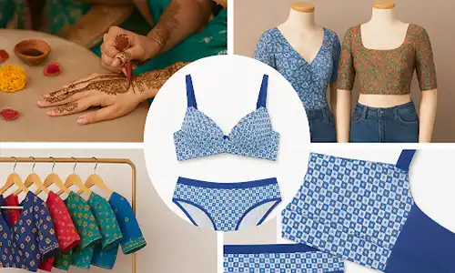 Printed Lingerie Set