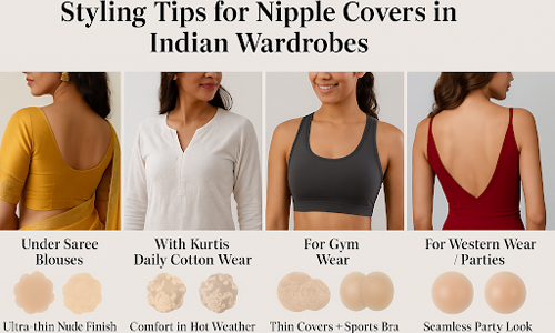 Styling Tips for Nipple Covers in Indian Wardrobes