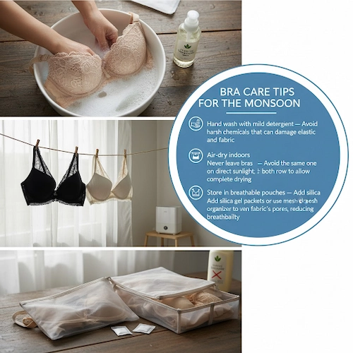 Bra Care Tips for the Monsoon