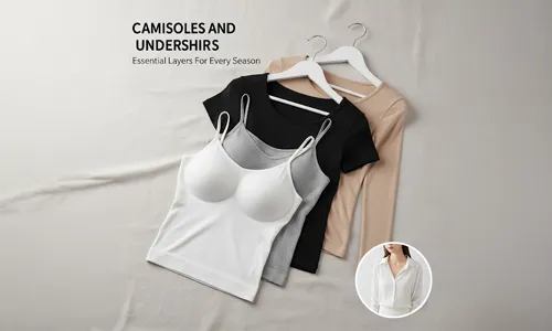 Camisole Prevents Nipple Show in Winter Outfits