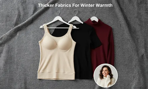 Clothes with Thicker Fabrics Prevents Nipple Show in Winter Outfits