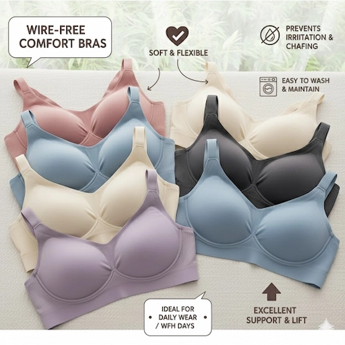 Wire-Free Comfort Bras for Monsoon