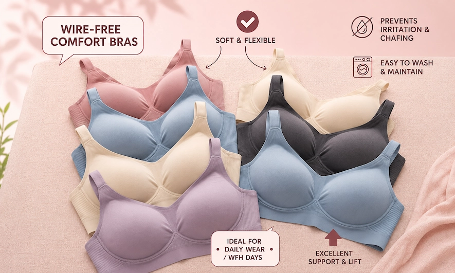 Wire-Free Comfort Bras for Monsoon