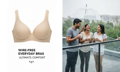 Wire-Free Everyday Bras for rainy season