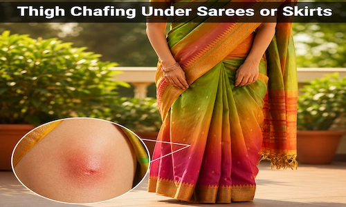 how to avoid thigh chafing under sarees