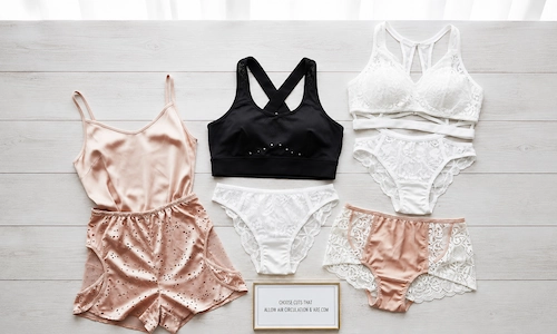 lingerie with airy cuts for better airflow and comfort