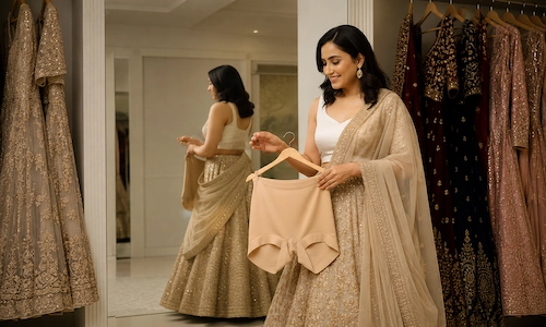 Choose Light Shapewear for Heavy Lehengas
