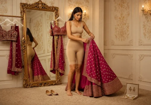 How to Wear Shapewear Under Lehenga