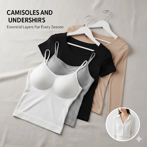 Camisole Prevents Nipple Show in Winter Outfits