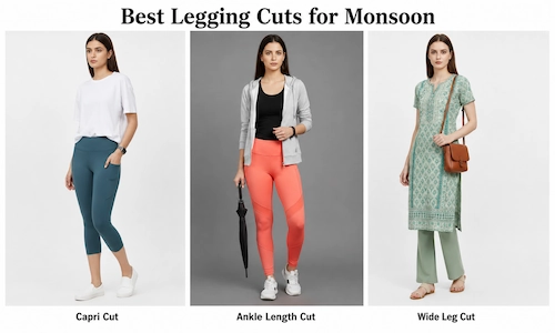 select the right leggings length for rainy season