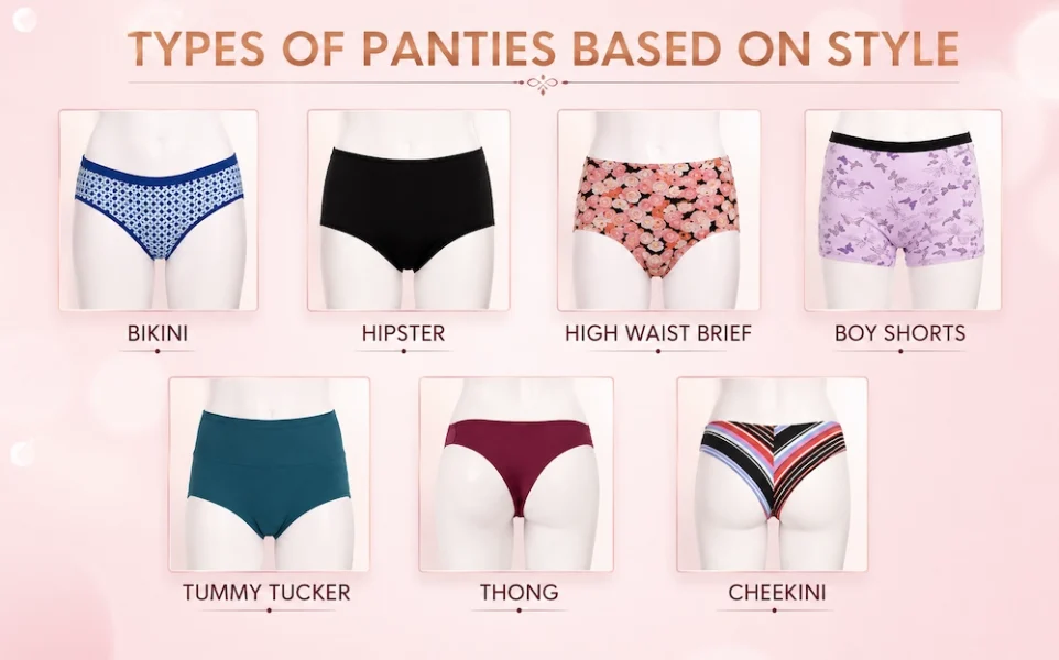 types of panties