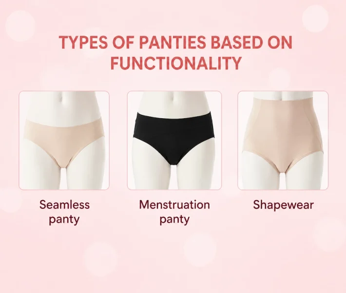 panties based on functionality