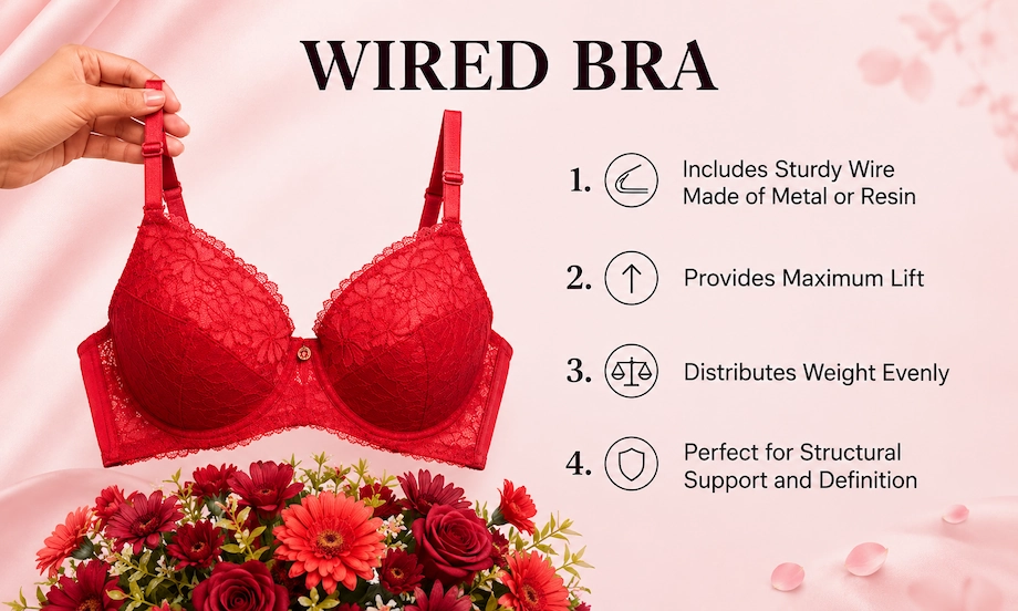 Wired bra