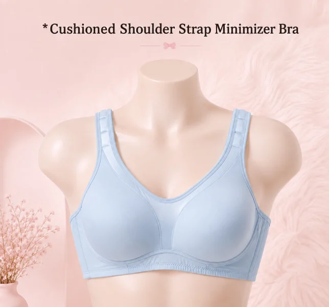 cushioned minimizer bra