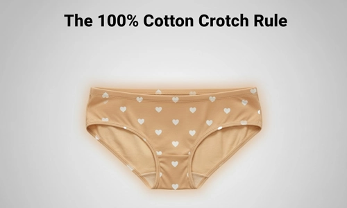 pure cotton panties to avoid discomfort in hot and humid weather 