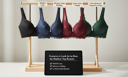 Best bra features for shallow top breast_