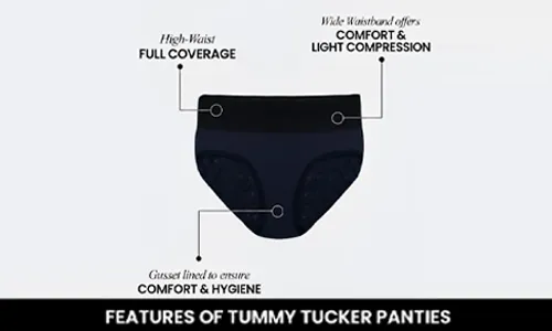 Feature of a tummy tucker panty