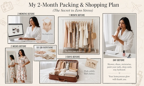 Packing & Shopping Plan for Honeymoon