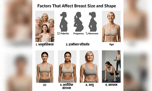 स्तन आकार को प्रभावित करने वाले कारक1